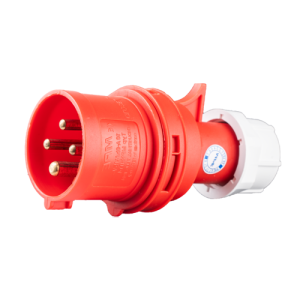 Phích cắm loại di động có kẹp giữ dây 4 cực, 32A, IP44 mã MPN-024