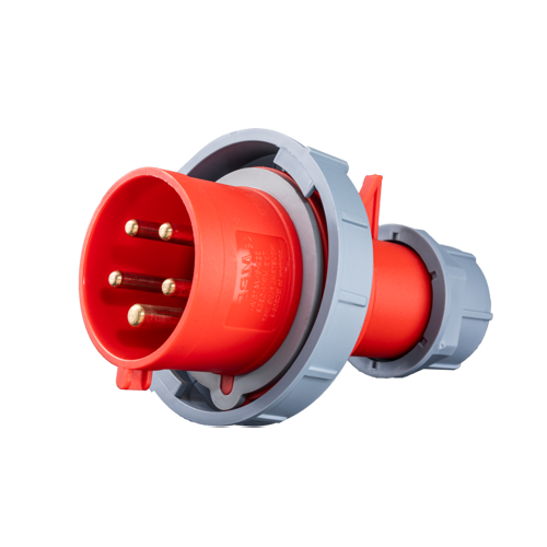 Phích cắm loại di động có kẹp giữ dây 5 cực, 32A, IP67 mã MPN-0252