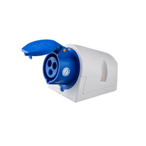 Ổ cắm cố định bắt trên tường 3 cực, 16A, IP44 mã MPN-113