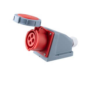 Ổ cắm cố định bắt trên tường 4 cực, 16A, IP67 mã MPN-1142