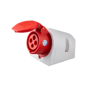 Ổ cắm cố định bắt trên tường 4 cực, 16A, IP44 mã MPN-114