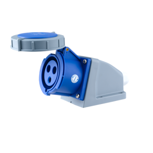Ổ cắm cố định bắt trên tường 3 cực, 32A, IP67 mã MPN-1232