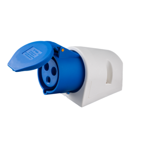 Ổ cắm cố định bắt trên tường 3 cực, 32A, IP44 mã MPN-123