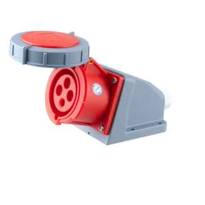 Ổ cắm cố định bắt trên tường 4 cực, 32A, IP67 mã MPN-1242