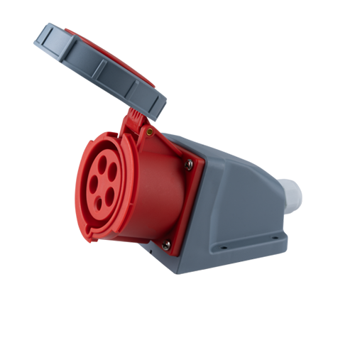 Ổ cắm cố định bắt trên tường 5 cực, 32A, IP67 mã MPN-1252