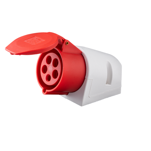 Ổ cắm cố định bắt trên tường 5 cực, 32A, IP44 mã MPN-125