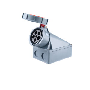Ổ cắm cố định bắt trên tường 5 cực, 63A, IP67 mã MPN-1352