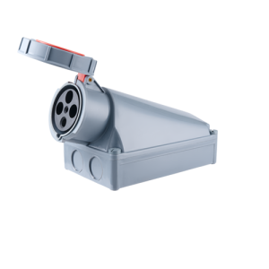 Ổ cắm cố định bắt trên tường 4 cực, 125A, IP67 mã MPN-1442
