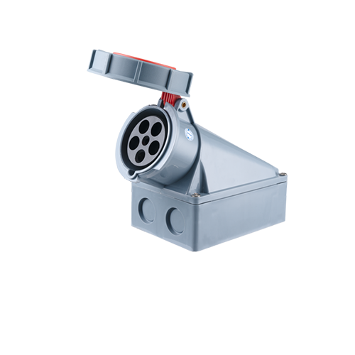 Ổ cắm cố định bắt trên tường 5 cực, 125A, IP67 mã MPN-1452