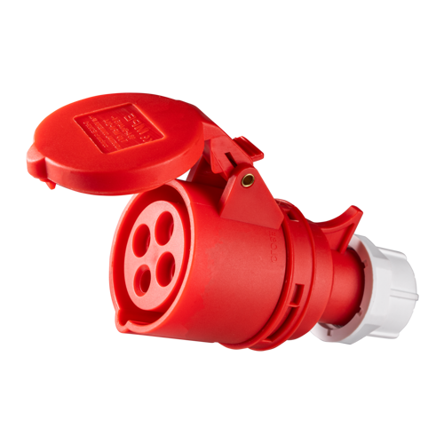 Ổ cắm di động có kẹp giữ dây 4 cực, 16A, IP44 mã MPN-214