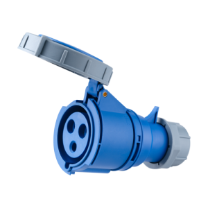 Ổ cắm di động có kẹp giữ dây 3 cực, 32A, IP67 mã MPN-2232