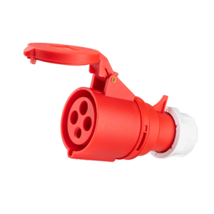 Ổ cắm di động có kẹp giữ dây 4 cực, 32A, IP44 mã MPN-224