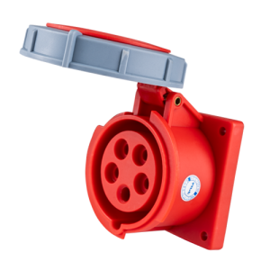 Ổ cắm loại cố định bắt trên bảng điện 5 cực, 16A, IP67 mã MPN-3152