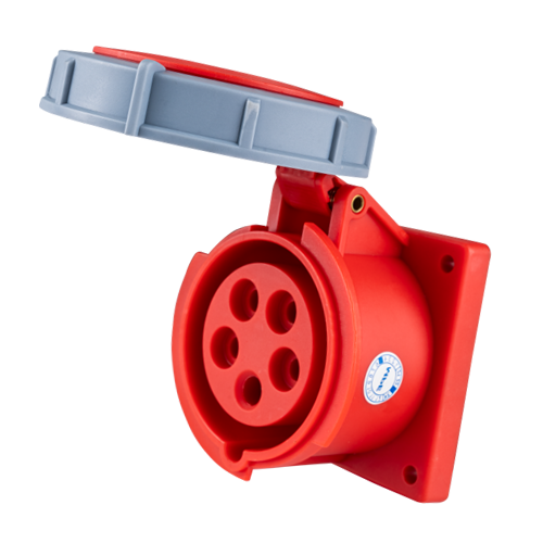 Ổ cắm loại cố định bắt trên bảng điện 5 cực, 16A, IP67 mã MPN-3152