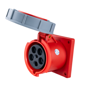 Ổ cắm loại cố định bắt trên bảng điện 5 cực, 63A, IP67 mã MPN-3352