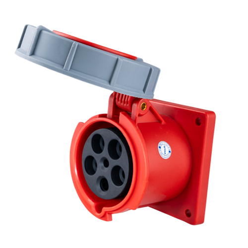 Ổ cắm loại cố định bắt trên bảng điện 5 cực, 63A, IP67 mã MPN-3352