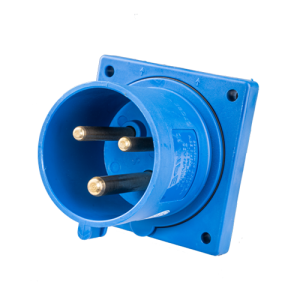 Phích cắm loại di động có kẹp giữ dây 3 cực, 32A, IP44 mã MPN-623
