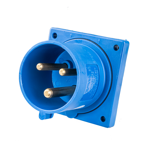Phích cắm loại di động có kẹp giữ dây 3 cực, 32A, IP44 mã MPN-623