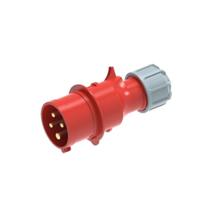 Phích cắm loại di động có kẹp giữ dây 4 cực, 16A, IP44 mã MPN2-014