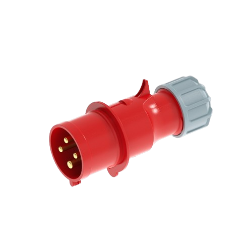 Phích cắm loại di động có kẹp giữ dây 4 cực, 32A, IP44 mã MPN2-024