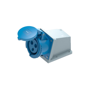 Ổ cắm cố định bắt trên tường 3 cực, 16A, IP44 mã MPN2-113