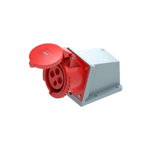 Ổ cắm cố định bắt trên tường 4 cực, 32A, IP44 mã MPN2-124