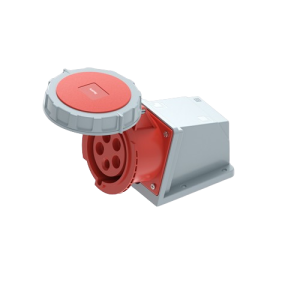 Ổ cắm cố định bắt trên tường 4 cực, 32A, IP67 mã MPN2-1242