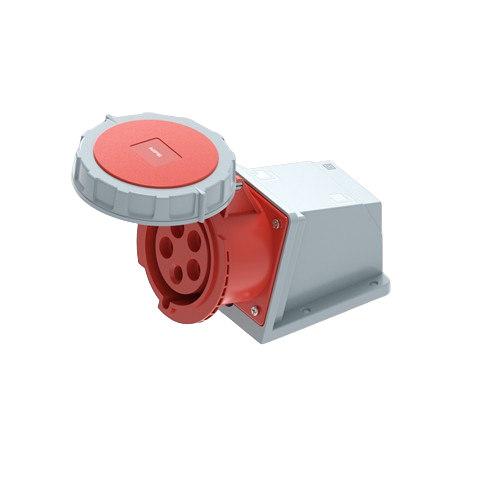 Ổ cắm cố định bắt trên tường 5 cực, 32A, IP67 mã MPN2-1252