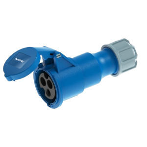 Ổ cắm di động có kẹp giữ dây 3 cực, 16A, IP44 mã MPN2-213