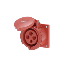 Ổ cắm loại cố định bắt trên bảng điện 4 cực, 32A, IP44 mã MPN2-324