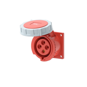 Ổ cắm loại cố định bắt trên bảng điện 4 cực, 32A, IP67 mã MPN2-3242
