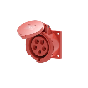 Ổ cắm loại cố định bắt trên bảng điện 5 cực, 32A, IP44 mã MPN2-325