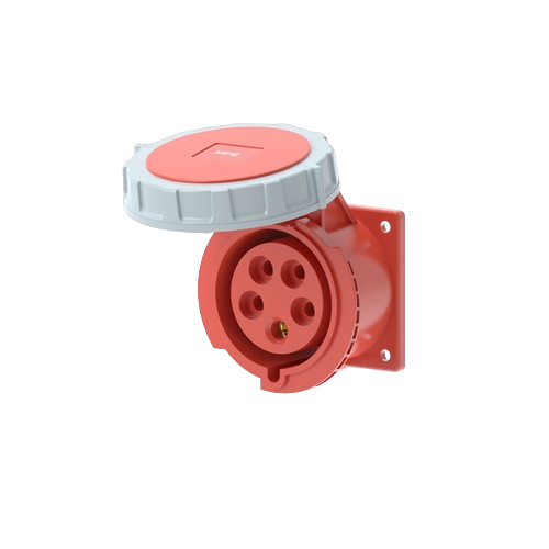 Ổ cắm loại cố định bắt trên bảng điện 5 cực, 32A, IP67 mã MPN2-3252