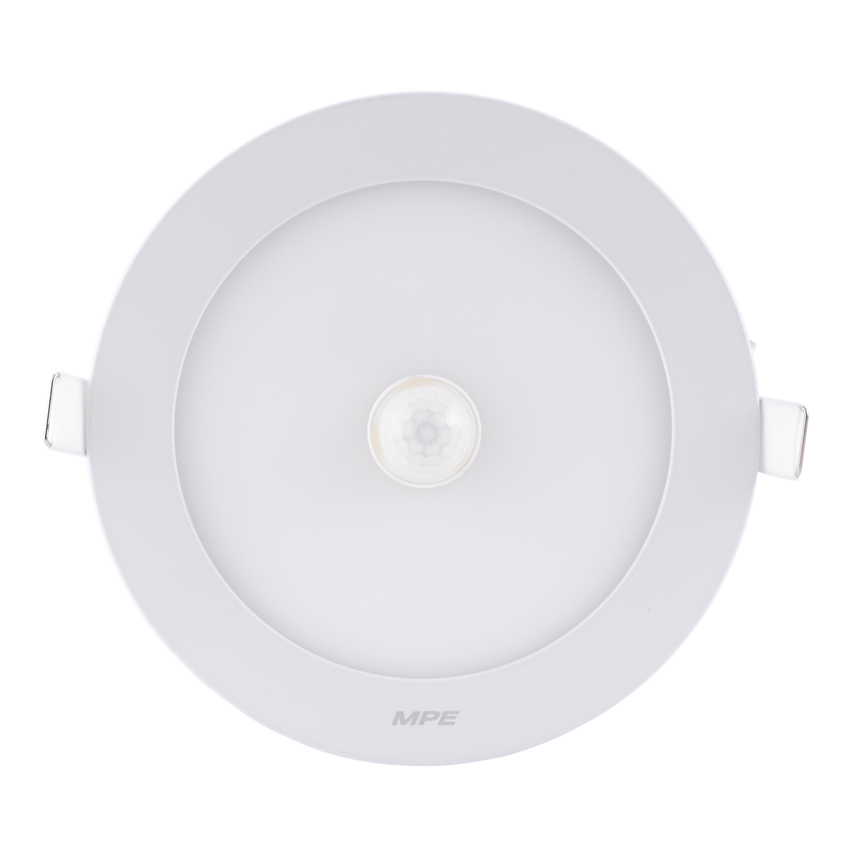 LED Panel âm trần nhôm, mặt tròn, cảm biến chuyển động 12W ánh sáng trắng RPL-12T/MS