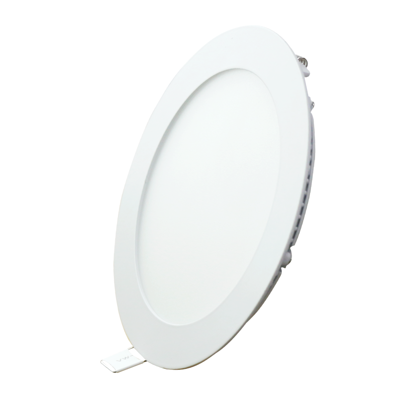 LED Panel âm trần nhôm, mặt tròn, điều chỉnh độ sáng 9W ánh sáng trắng RPL-9T/DIM