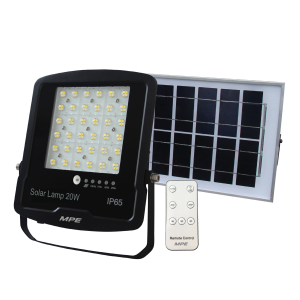 LED pha năng lượng mặt trời 200W ánh sáng vàng SFLD-200V