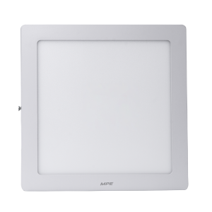 LED Panel ốp nổi nhôm, mặt vuông, điều chỉnh độ sáng 18W ánh sáng vàng SSPL-18V/DIM