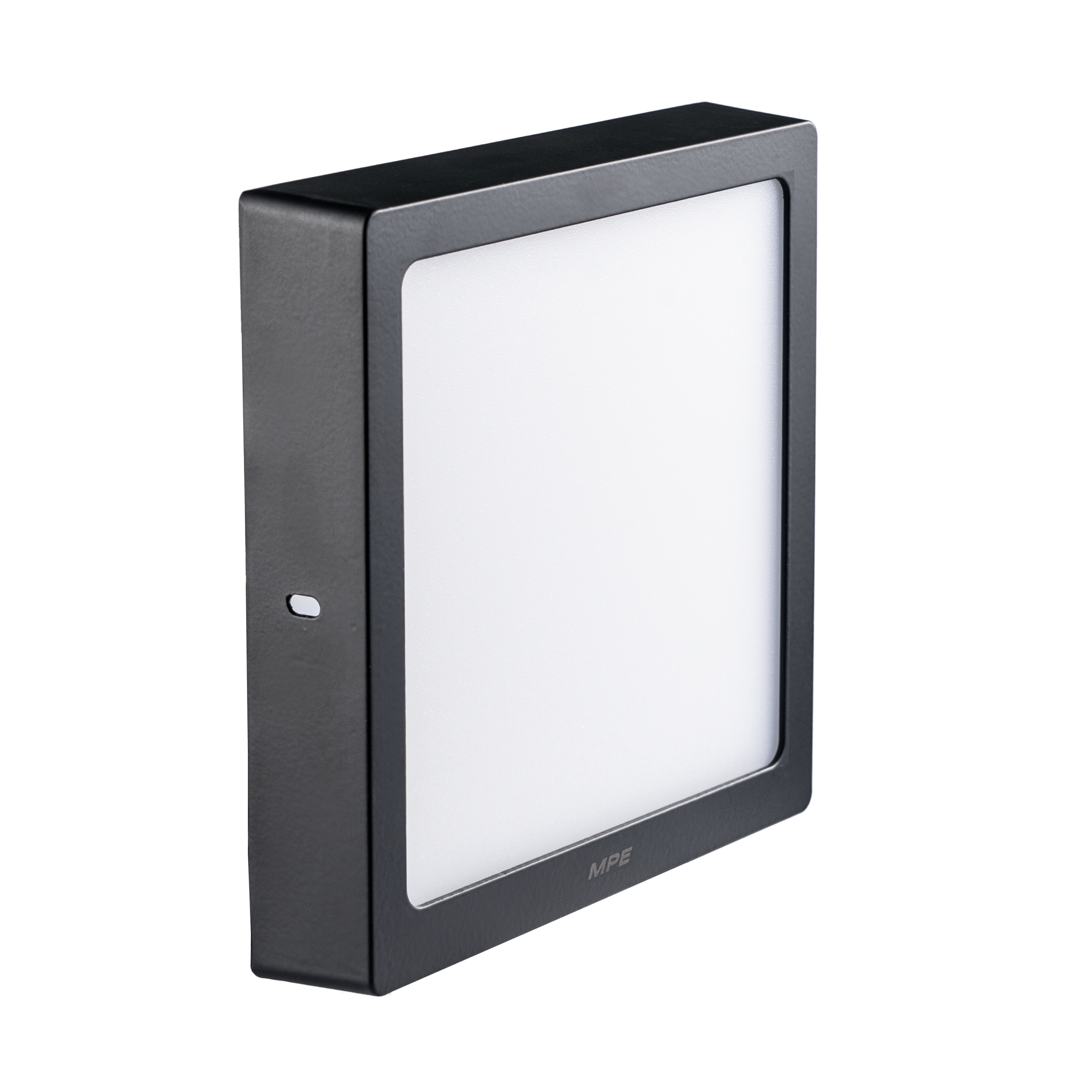 LED Panel ốp nổi nhựa đen, mặt vuông 24W ánh sáng vàng SSPLB2-24V