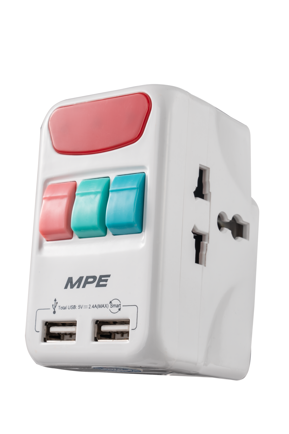 Ổ cắm du lịch đa năng, Tích hợp 2 cổng USB mã TA4