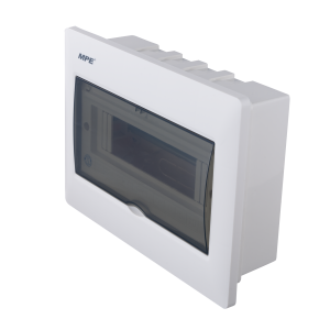 Tủ điện âm tường đế nhựa chứa MCB 7-10 cực mã TS-10/P