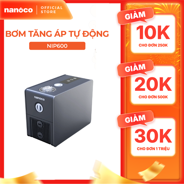 Máy bơm tăng áp biến tần Nanoco NIP600 600W